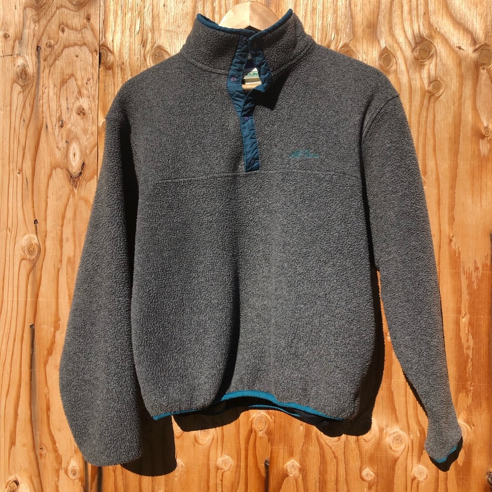 LL Bean pullover fleece